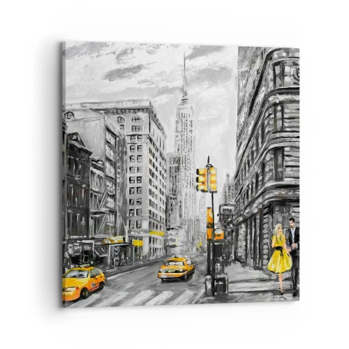 Obraz na plátne - Newyorský príbeh - 70x70 cm