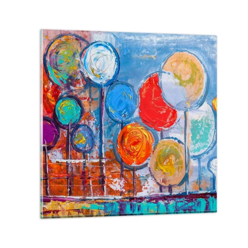 Obraz na skle - Rozmanitosti - 50x50 cm
