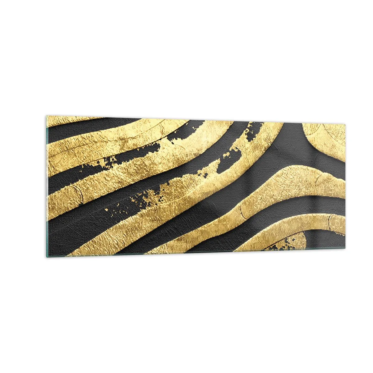 Obraz na skle - Všetko plynie - 100x40 cm