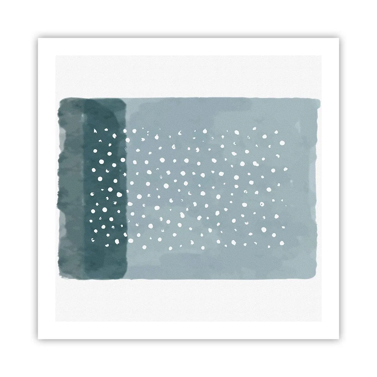 Plagát - Pestované na modrej - 60x60 cm