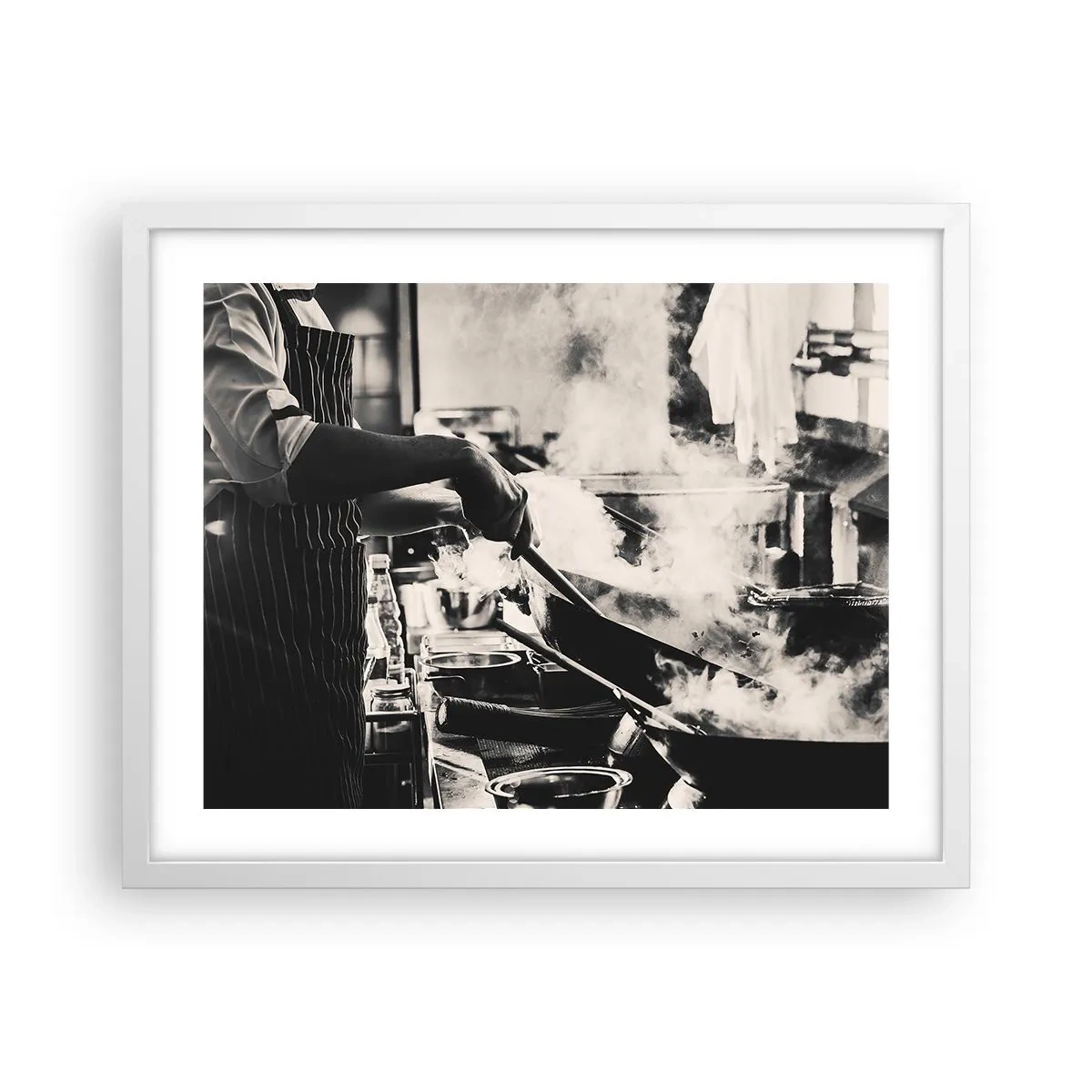 Plagát v bielom ráme - Alchýmia chutí - 50x40 cm