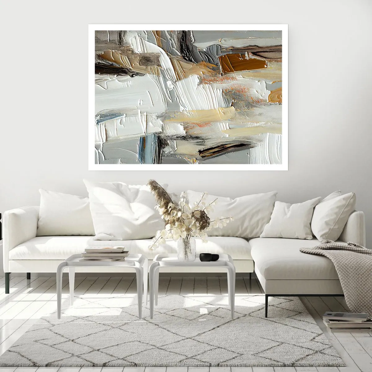 Plagát - Farebné nahromadenie - 50x40 cm