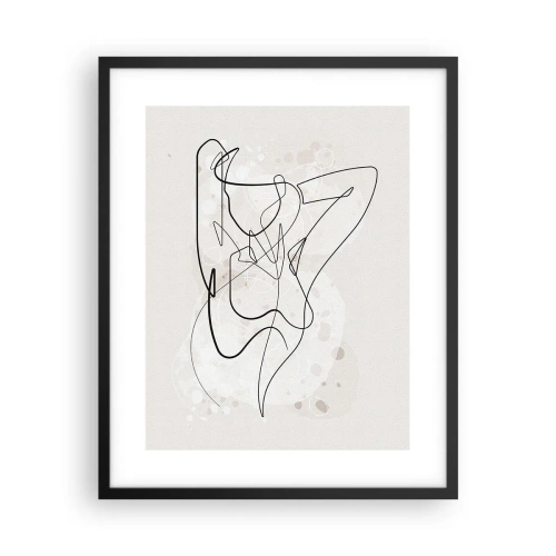 Plagát v čiernom ráme - Umenie zvádzania - 40x50 cm