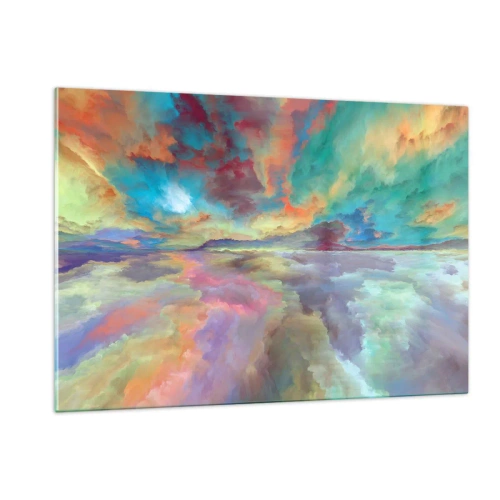 Obraz na skle - Dve neba - 120x80 cm