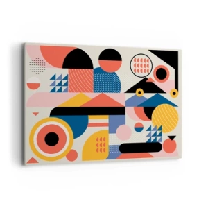 Obraz na plátne - Kompozícia: poďme sa hrať - 100x70 cm