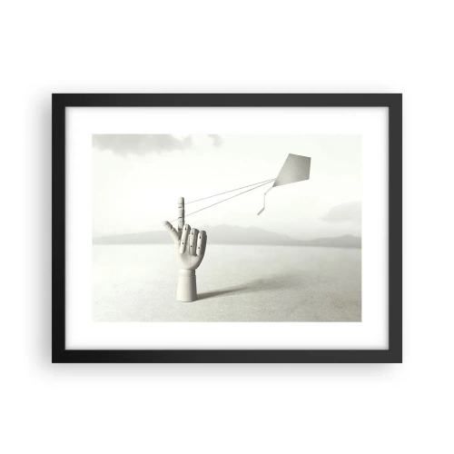 Plagát v čiernom ráme - Výzva - 40x30 cm