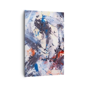 Obraz na plátne - Bláznivý tanec abstrakcie - 80x120 cm