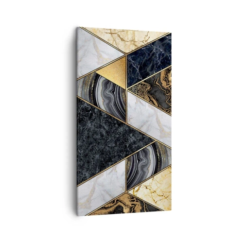 Obraz na plátne - Kameň vedľa kameňa - 45x80 cm