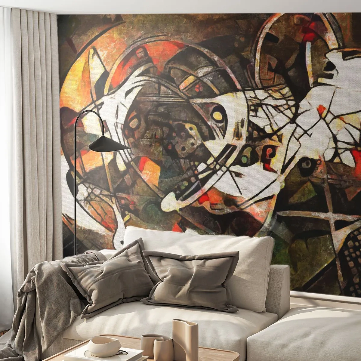 Fototapeta Premium Canvas - Počuješ pohyb? - Abstrakcia, kubizmus, Kus - 200x140 cm