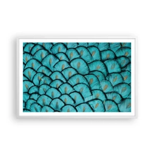 Plagát v bielom ráme - Veľká slávnosť peria - 91x61 cm