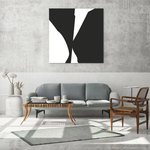 Obraz na skle - Positive-negative - 40x40 cm