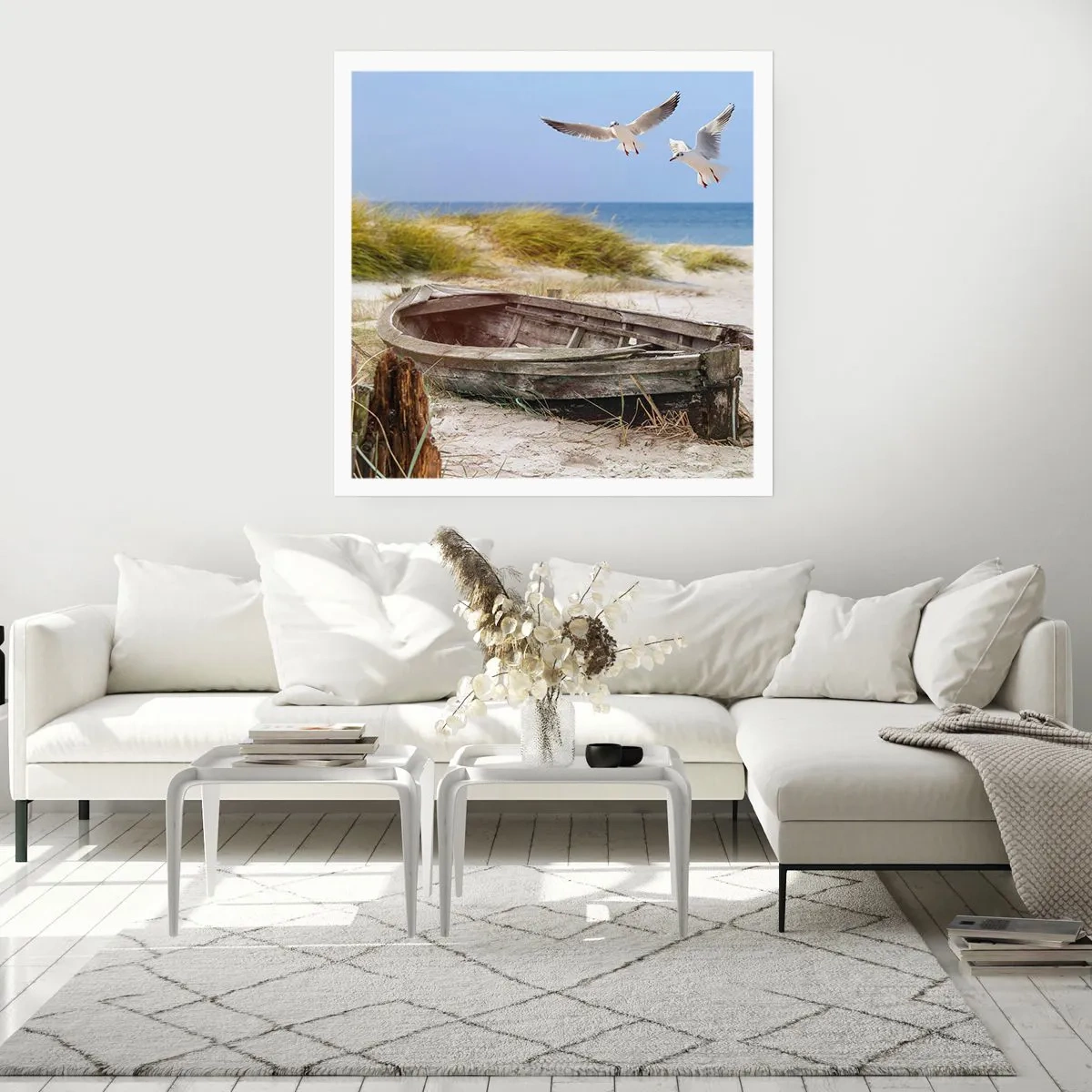 Plagát - Vetrom ožiarené - 40x40 cm