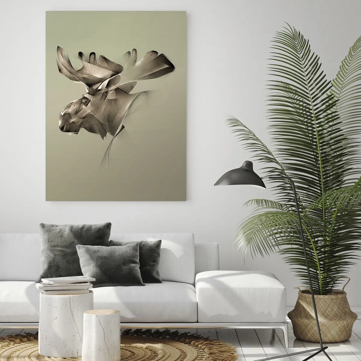 Obraz na skle - Jemná sila pokoja - 50x70 cm