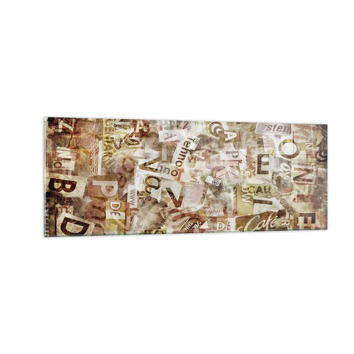 Obraz na skle - Táraniny - 140x50 cm