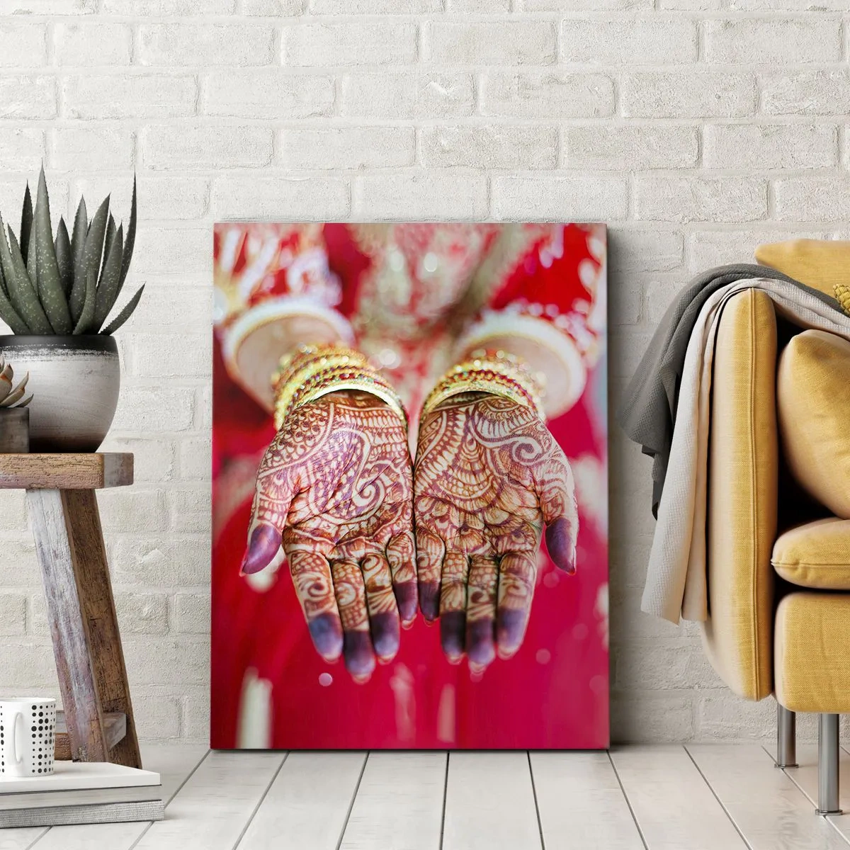 Obraz na plátne - Pripravená chytiť šťastie - 80x120 cm