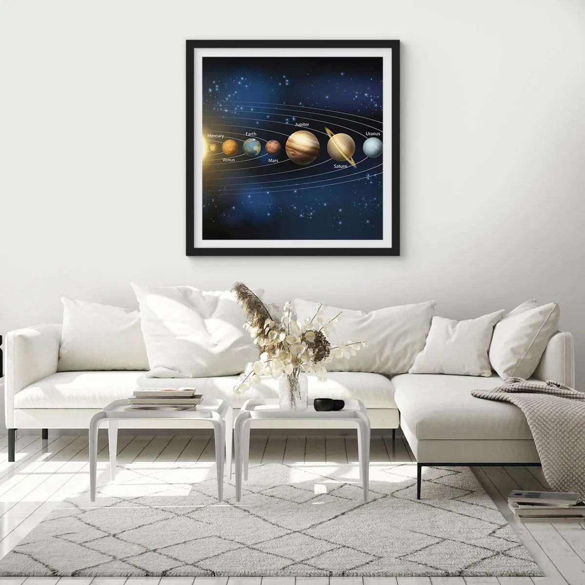 Plagát v čiernom ráme - Jedna z desiatich - 40x40 cm