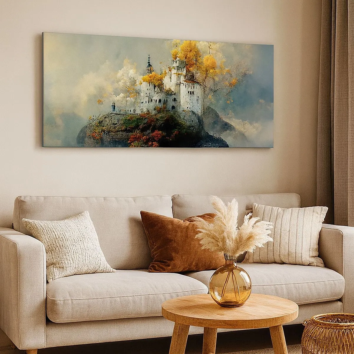 Obraz na plátne - Začiatok romantického príbehu - 100x40 cm