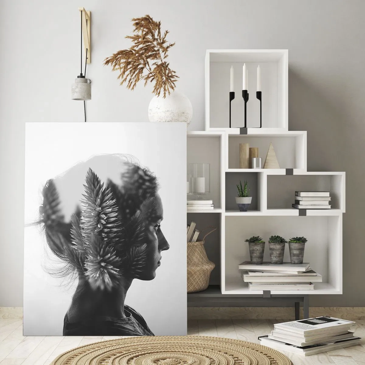 Obraz na skle - Pani borovicového lesa - 80x120 cm