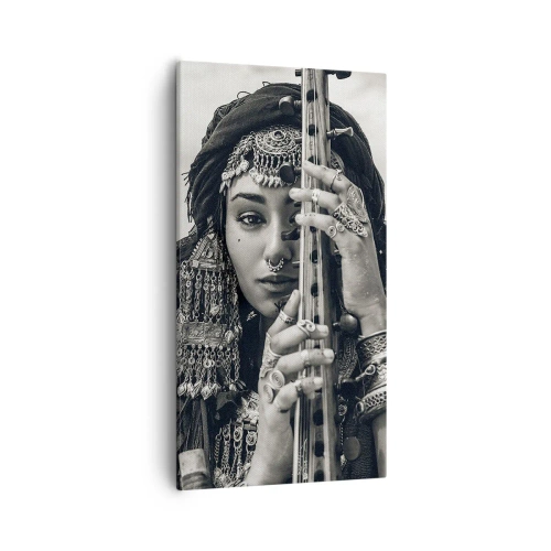 Obraz na plátne - Samotná hudba orientu - 55x100 cm