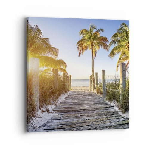 Obraz na plátne - Priamo do raja - 40x40 cm