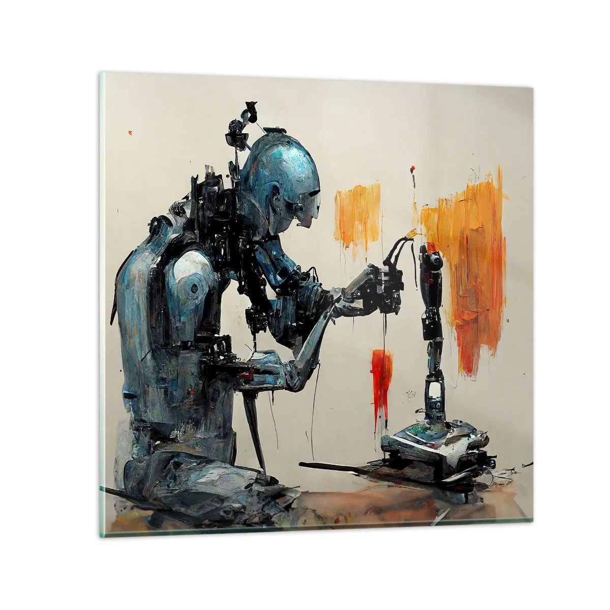 Obraz na skle - Už zajtra… - 70x70 cm