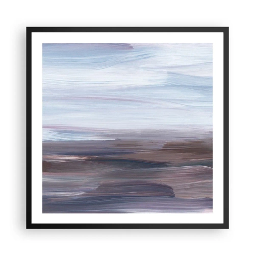 Plagát v čiernom ráme - Živly: voda - 60x60 cm