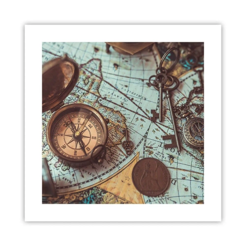 Plagát - Pre dobrodruha - 40x40 cm