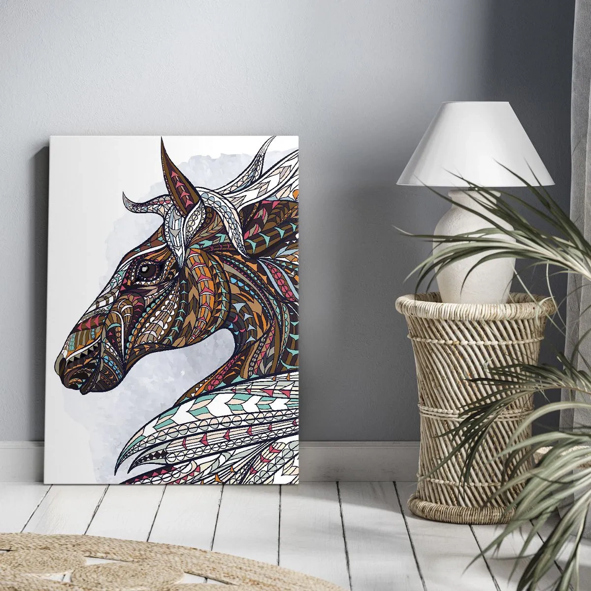 Obraz na plátne - Keltský vojnový or - 55x100 cm