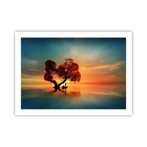 Plagát - Voda a ticho vesmíru - 70x50 cm