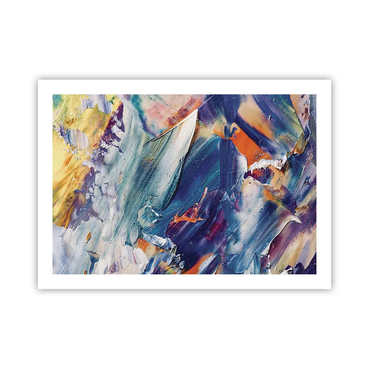 Plagát - Chaos farieb - 70x50 cm