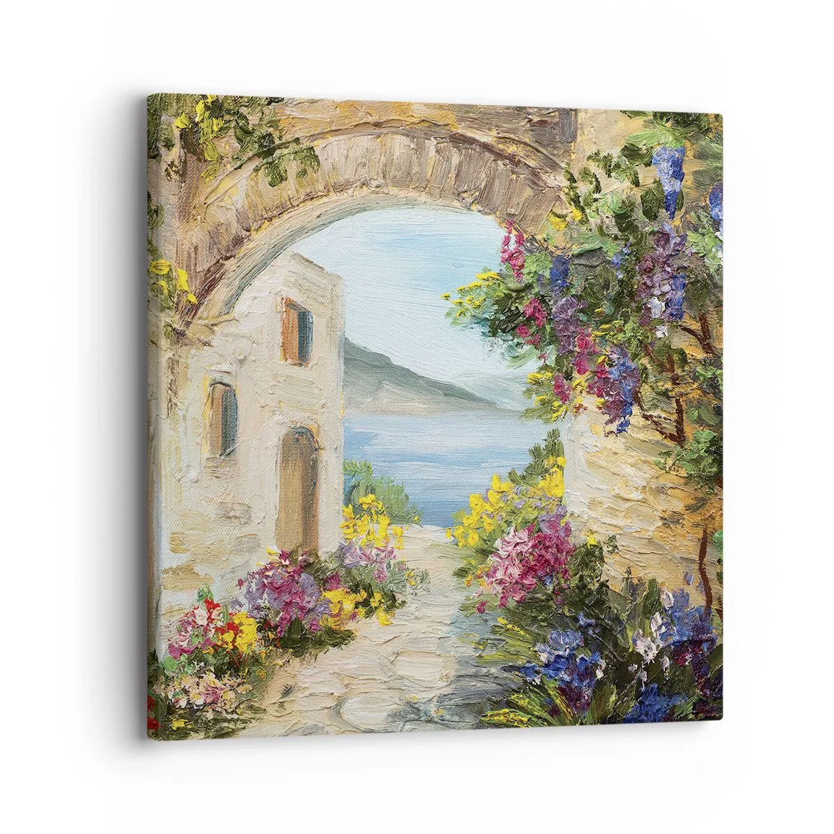 Obraz na plátne - Pôvab pobrežnej krajiny - 30x30 cm
