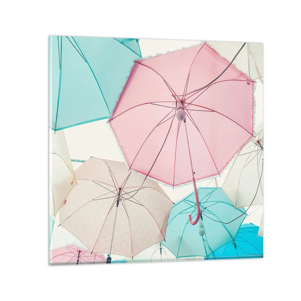 Obraz na skle - Občas slnko, občas dážď - 70x70 cm