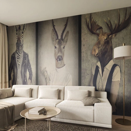 Fototapeta Premium Canvas - Nech prehovoria gestá - Abstrakcia, Fantázia, Rebrá - 400x280 cm