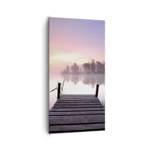 Obraz na plátne - Z ľaliovej hmly… - 65x120 cm