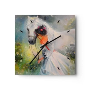 Nástenné hodiny - Ako z krásneho sna - 30x30 cm