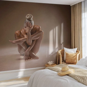 Samolepiaca Fototapeta Deluxe Sticker - Jednota tela a ducha - Telo, Žena, Model - 350x256 cm