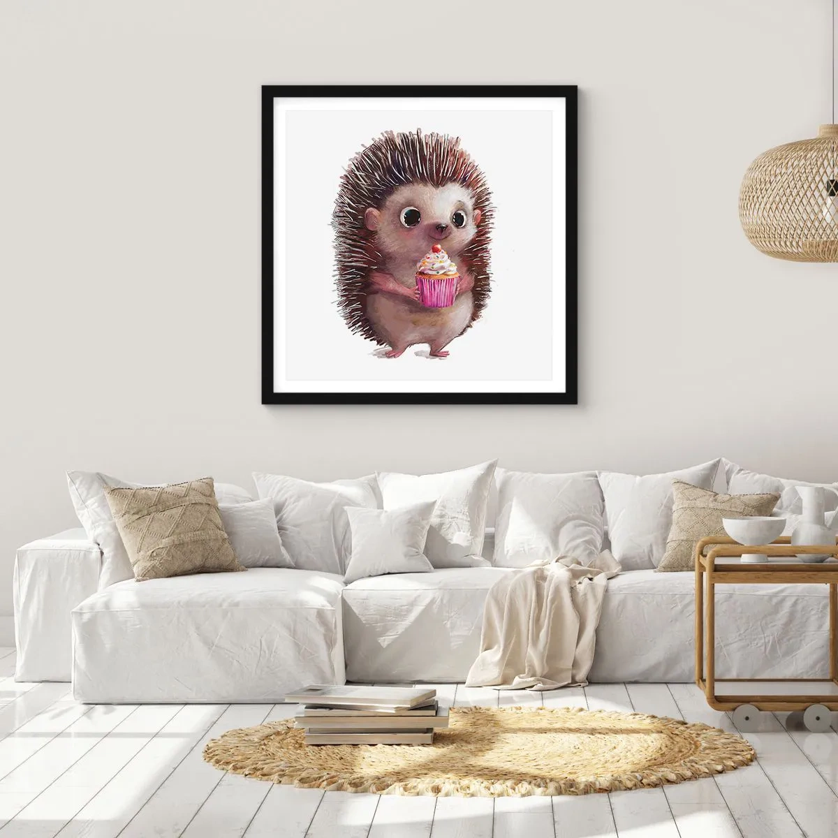 Plagát v čiernom ráme - Oslava je každý deň - 40x40 cm