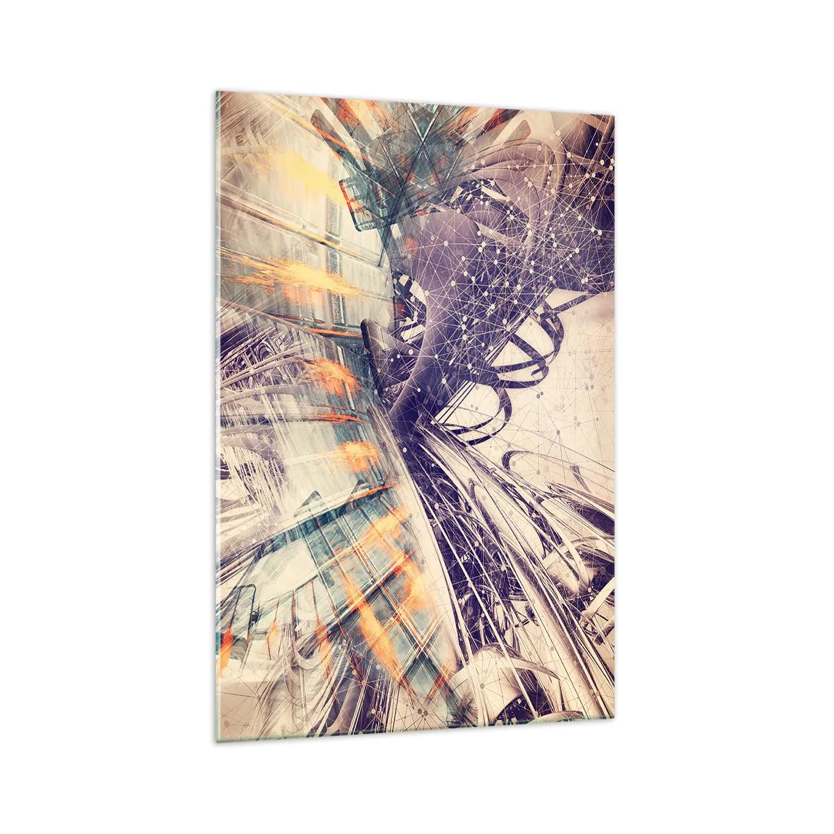 Obraz na skle - Vo veľkom zhone - 70x100 cm