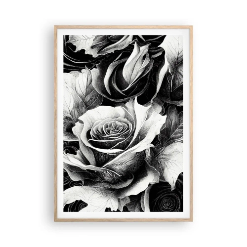 Plagát v ráme zo svetlého duba - Navždy kráľovná - 70x100 cm