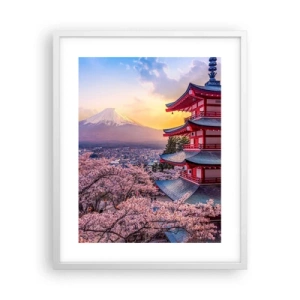 Plagát v bielom ráme - Podstata japonského ducha - 40x50 cm