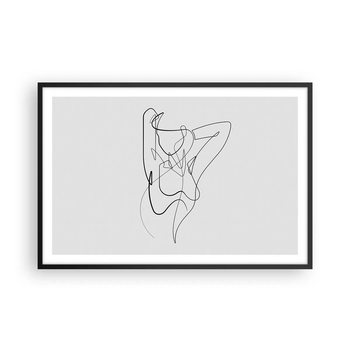 Plagát v čiernom ráme - Ty si záhada… - 91x61 cm