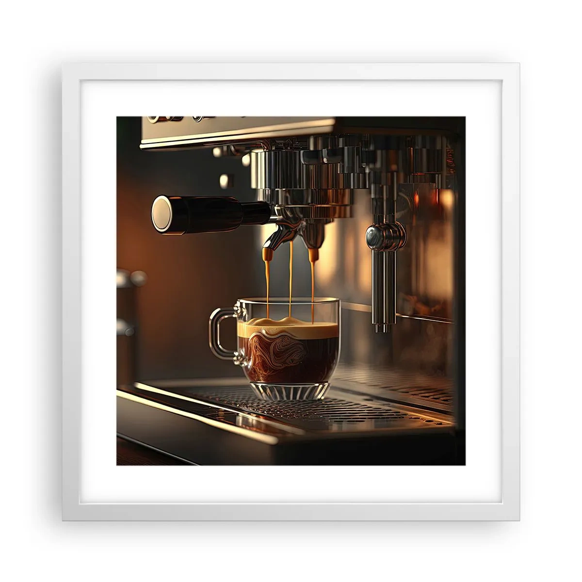 Plagát v bielom ráme - Zmyselná zmes - 40x40 cm