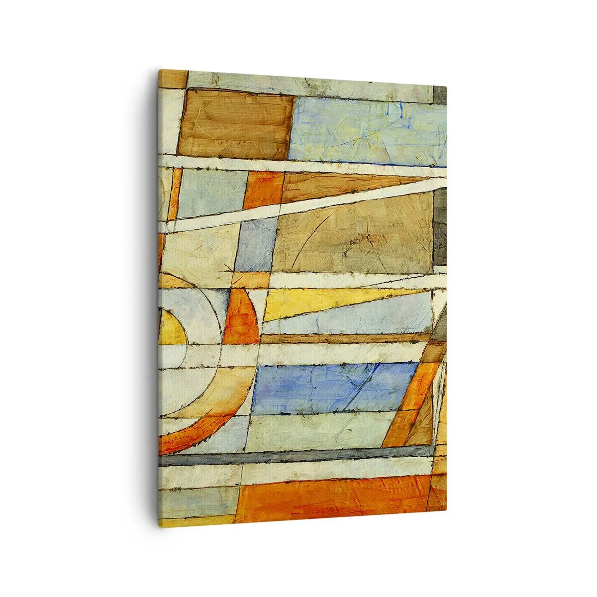 Obraz na plátne - Kubizmus na stavbe - 50x70 cm