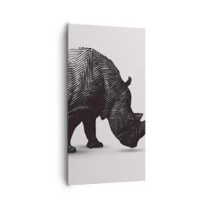 Obraz na plátne - Geometrická krása prírody - 65x120 cm