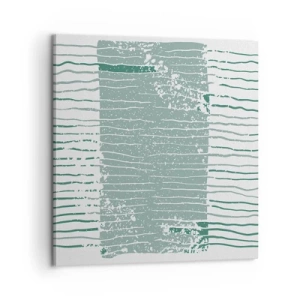 Obraz na plátne - Morská abstrakcia - 60x60 cm