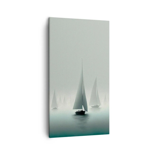 Obraz na plátne - Postavený z hmly - 45x80 cm