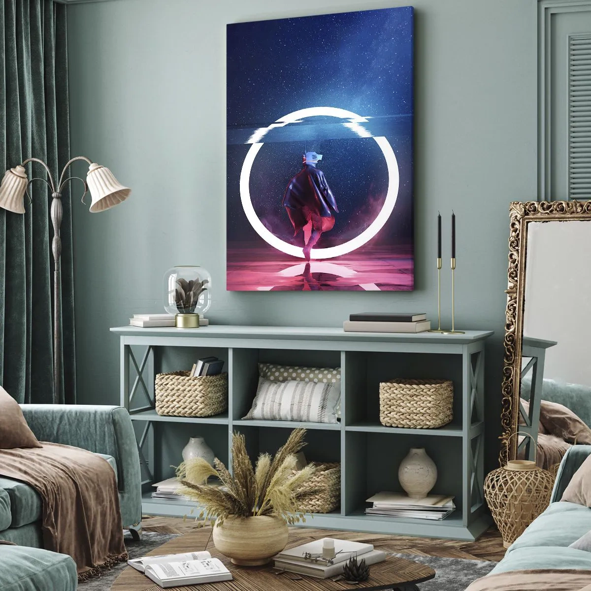 Obraz na plátne - Medzi svetmi - 55x100 cm