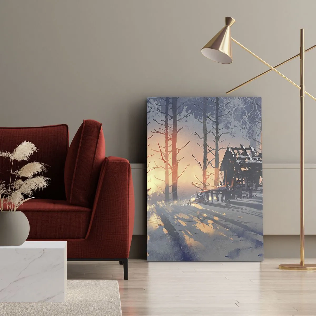 Obraz na plátne - Pozerá sa tu iba slnko - 50x70 cm