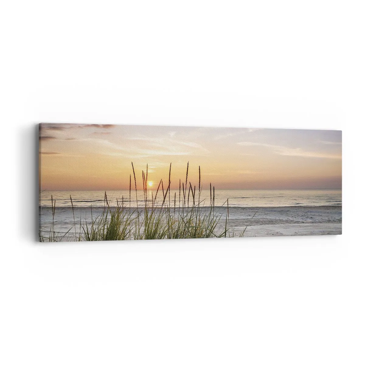 Obraz na plátne - Pozri sa, predstav si a pociť - 90x30 cm