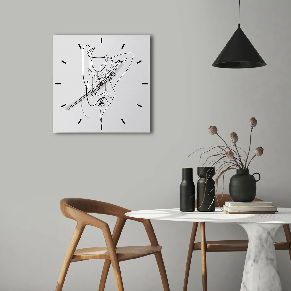 Nástenné hodiny - Ty si záhada… - 30x30 cm
